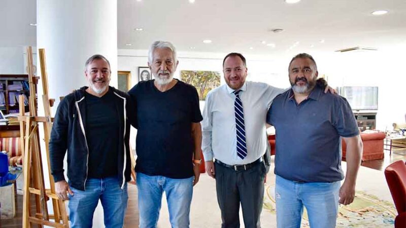Aguiar visitó San Luis y se reunió con el gobernador Rodríguez Saa