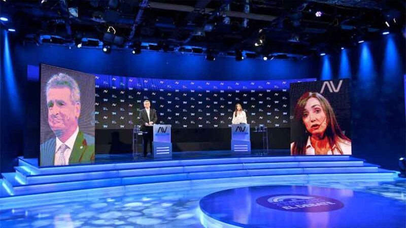 Debate de candidatos a vicepresidente: Rossi dijo que Villarruel rompió “el pacto democrático al reivindicar la dictadura”