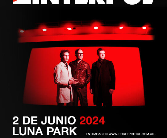 “Interpol”. 2 de Junio de 2024. Estadio Luna Park