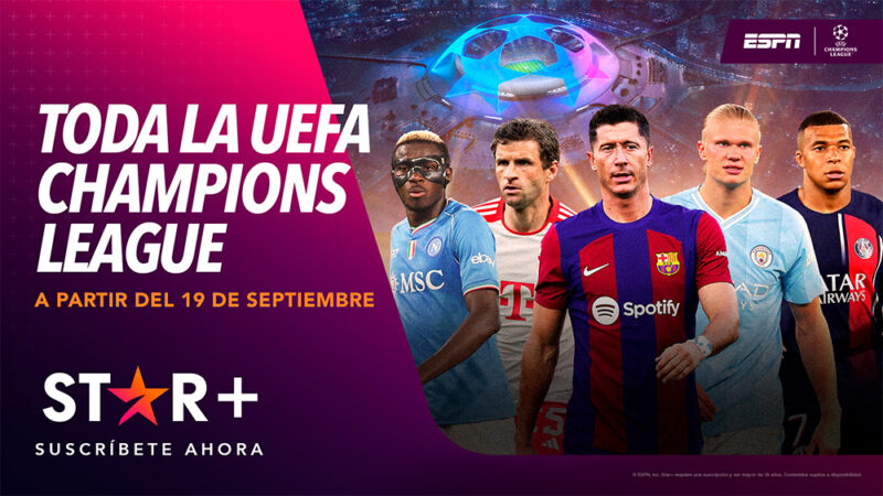 ESPN trae toda la fecha #4 de la UEFA Champions League en STAR+