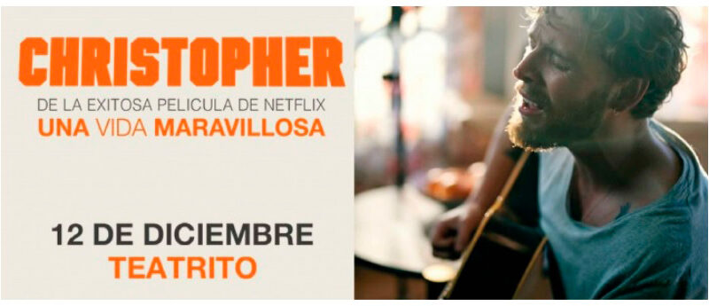 Christopher llega por primera a la Argentina, se presentará el 12 de diciembre en El Teatrito