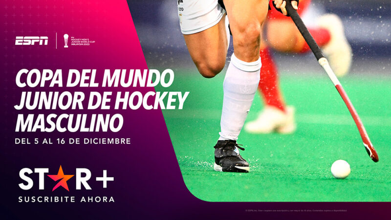 ESPN trae el Mundial Junior de hockey masculino con Argentina y Chile por STAR+
