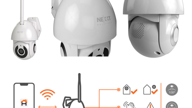 Nexxt Home presenta su cámara inteligente Wi-Fi motorizada para exterior