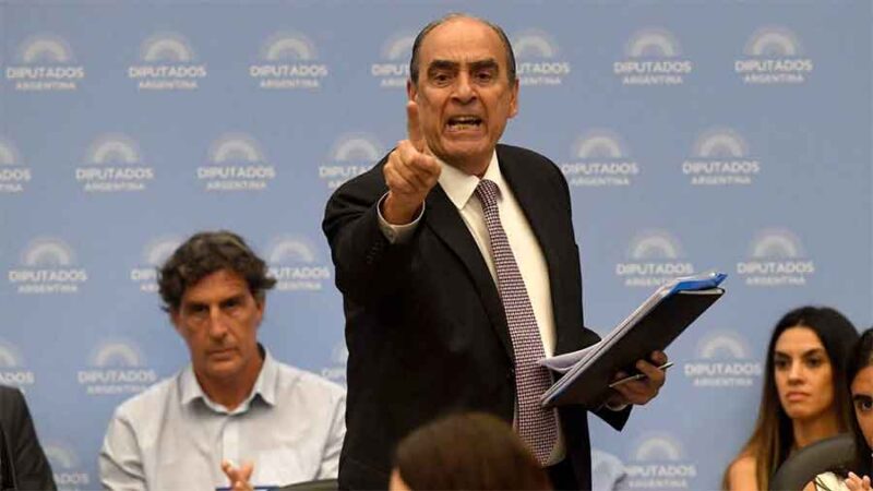 Guillermo Francos advirtió que si la ley “Bases” no se aprueba “se va a ajustar de otra manera”