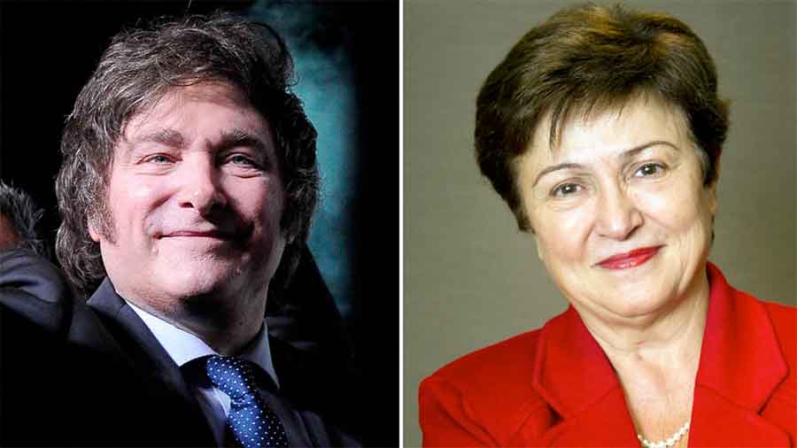 Milei se reunirá con Georgieva en Davos, confirmó el vocero presidencial