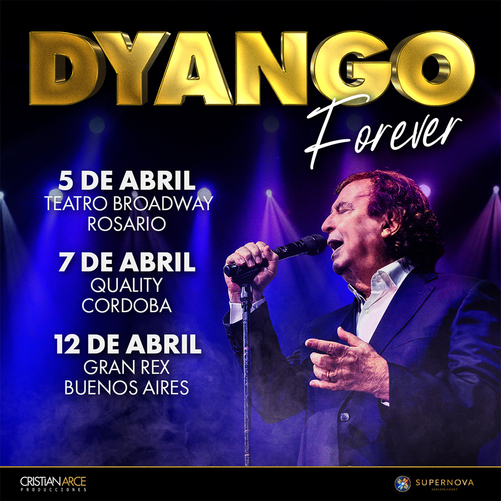 Dyango llega a la Argentina con su gira definitiva