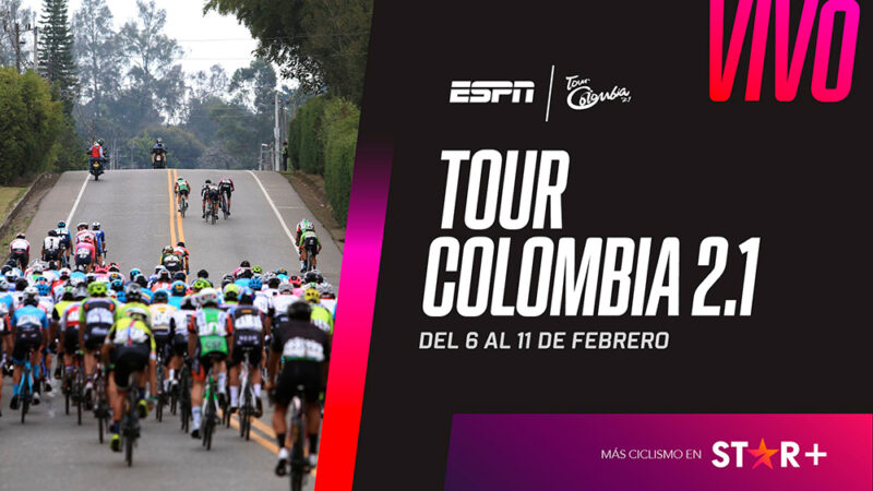ESPN trae la pasión del ciclismo con el Tour Colombia 2.1 por STAR+