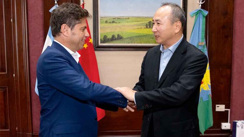 Axel Kicillof recibió al embajador de China para fortalecer la relación con la provincia