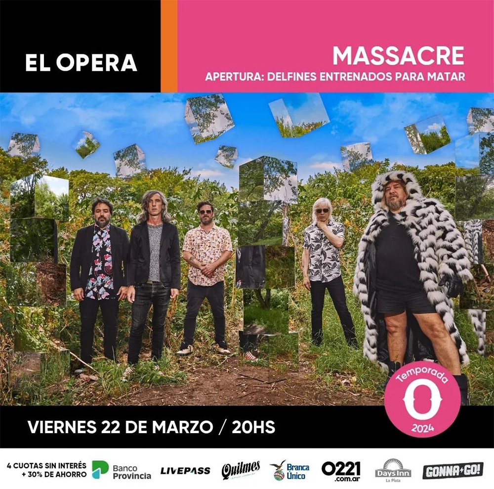 Massacre regresa al Teatro Ópera La Plata