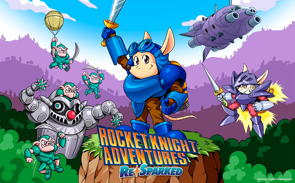 Limited Run Games y KONAMI revelaron más sobre Rocket Knight Adventures: Re-Sparked!, las colecciones de Carbon Engine Felix the Cat y Ninja Five-O
