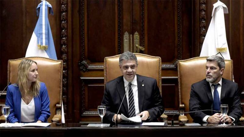 Jorge Macri prometió “orden, firmeza y decisión” en la gestión, durante la apertura de sesiones en la Legislatura porteña
