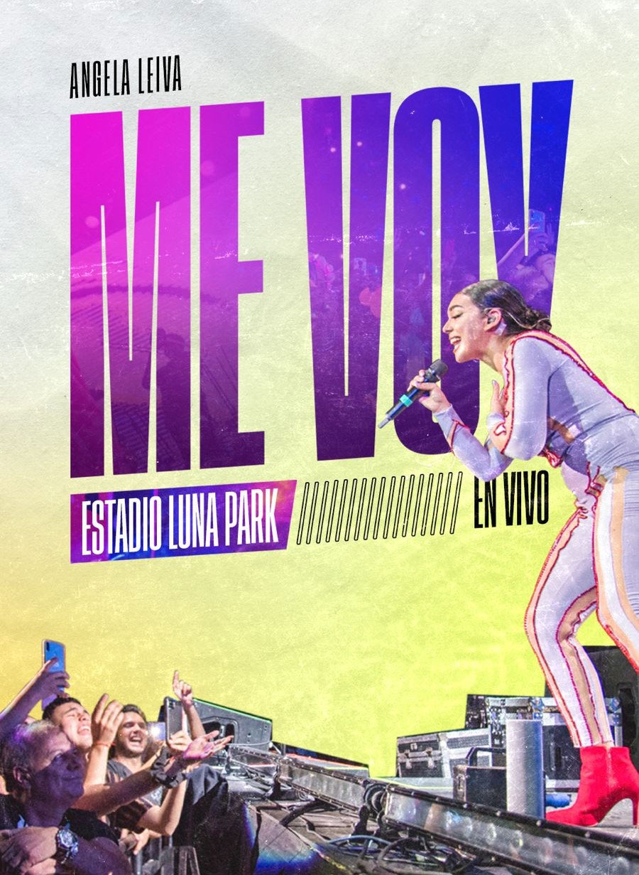 Ángela Leiva continúa deleitando a su público con el material en vivo de su mega concierto en Luna Park