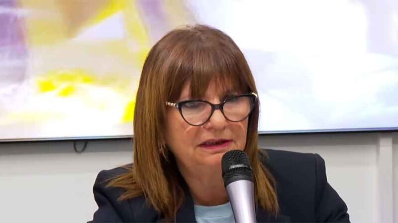 “Los vamos a meter presos a todos”, dijo la ministra Patricia Bullrich, al anunciar la detención de una banda de narcotraficantes en Rosario